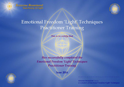 Emotional Freedom 'Light' Techniques Practioner Training Certificate